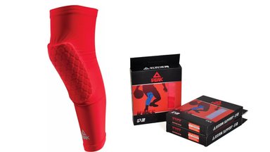 PEAK-RODILLERA LARGA CON HEX PAD H362010-ROJO