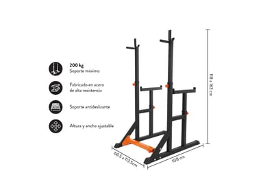 RACK ULTIMATE FITNESS SENTADILLAS MULTIFUNCIÓN ELITE SENTADILLAS PRESS - 2