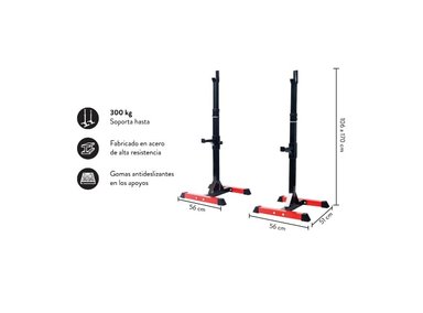SQUAT RACK MULTIFUNCIÓN 60 PRO SENTADILLAS – PRESS ULTIMATE FITNESS - 2