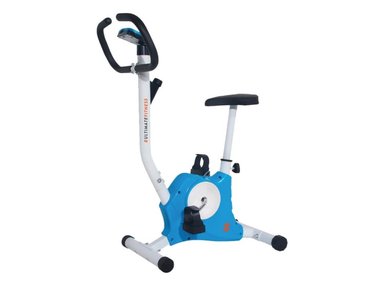 BICICLETA ESTÁTICA ULTIMATE FITNESS E10 CELESTE