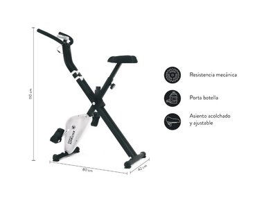 BICICLETA ESTÁTICA ULTIMATE FITNESS X10 PLEGABLE - 2