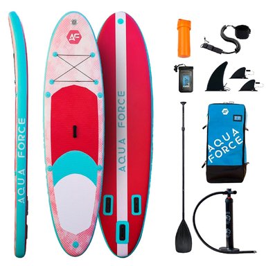 TABLA SURF AQUA FORCE 10’6” A1 PINK STAND UP PADDLE - 3