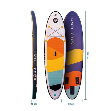 TABLA SURF AQUA FORCE 10’6” A1 SUNSET STAND UP PADDLE - 3