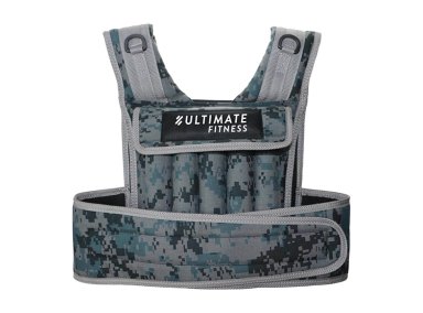 CHALECO ULTIMATE FITNESS 20KG GRIS INTERCAMBIABLE PRO CAMUFLAJE