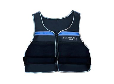 CHALECO ULTIMATE FITNESS 10KG NEGRO INTERCAMBIABLE PRO