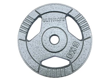 DISCO ULTIMATE FITNESS ACERO 5KG CON AGARRES