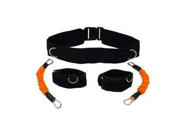 CINTURÓN ULTIMATE FITNESS SVEE NEGRO SALTO VERTICAL ENTRENADOR ELÁSTICO