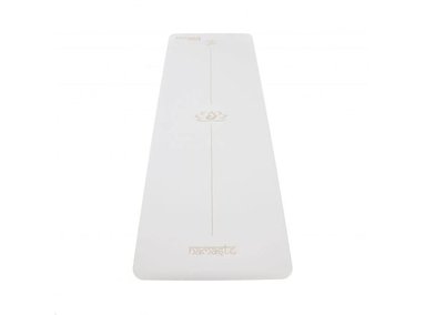 MAT DE YOGA PREMIUM PU NATURAL RUBBER 5 MM BLANCO