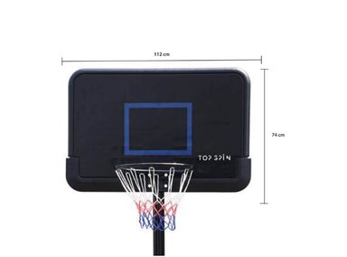 ARO ULTIMATE FITNESS A300 PRO EASY METAL 74X112CM PEDESTAL BASKETBALL - 3