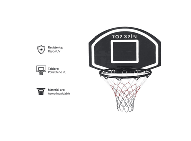TABLERO ULTIMATE FITNESS T200 45X1.7CM ARO BASKETBALL - 2