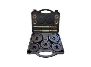 SET MANCUERNAS ULTIMATE FITNESS ACERO 20KG PRO