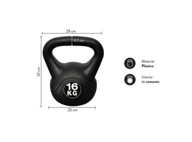 PESA RUSA ULTIMATE FITNESS 16KG KETTLEBELL - 2