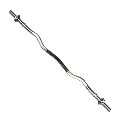 BARRA PRE OLÍMPICA ULTIMATE FITNESS CURVA Z ACERO 152 CM