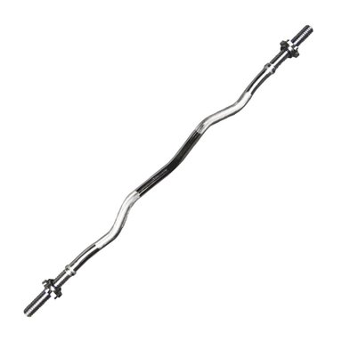 BARRA PRE OLÍMPICA ULTIMATE FITNESS CURVA Z ACERO 152 CM - 2