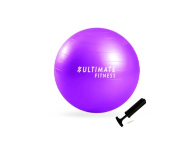 BALÓN PILATES ULTIMATE FITNESS 75CM CON INFLADOR