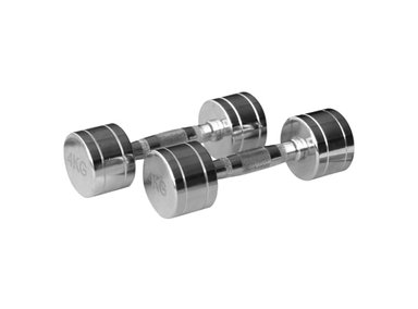 MANCUERNAS CROMADAS - 4 KG (PAR)