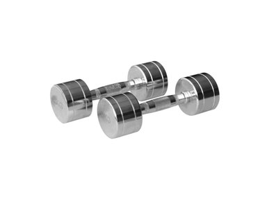 MANCUERNAS CROMADAS - 5 KG (PAR)