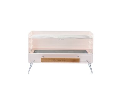 PARRILLA TERRA FORCE BEIGE PORTATIL PLEGABLE SOBREMESA CAMPING