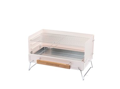 PARRILLA TERRA FORCE BEIGE PORTATIL PLEGABLE SOBREMESA CAMPING - 2
