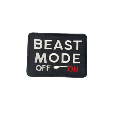 PARCHE ULTIMATE FITNESS BEAST MODE NEGRO