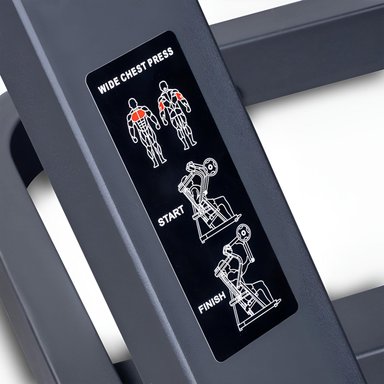 MÁQUINA ULTIMATE FITNESS CHEST PRESS PRESS PECTORAL - 3