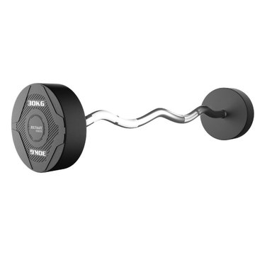 BARRA CURVA ULTIMATE FITNESS ACERO PESO FIJO 30 KG