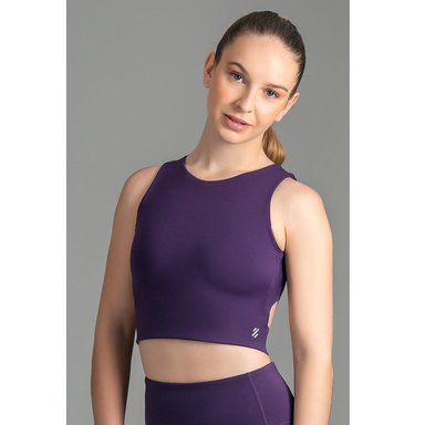 TOP DEPORTIVO TODA ACTIVIDAD MUJER ULTIMATE FITNESS PURPLE