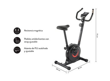 BICICLETA ESTÁTICA ULTIMATE FITNESS E240 PRO MAGNÉTICA - 2