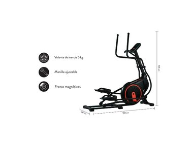 ELÍPTICA ULTIMATE FITNESS T800 MAGNÉTICA - 2
