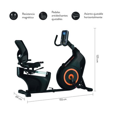 BICICLETA ESTÁTICA R800 PRO MAGNÉTICA - 3