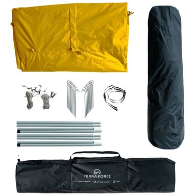 CARPA 3 ESTACIONES 3-4 PERSONAS STORM GUARD AUTO-FRESH 3K AMARILLO - 5