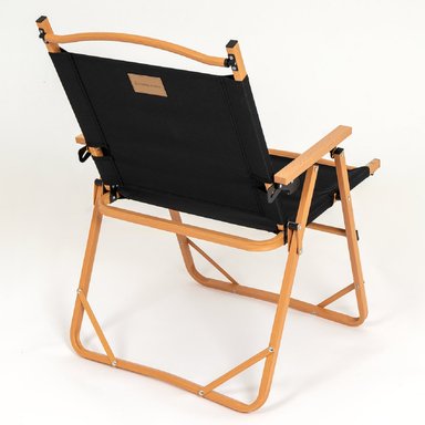 SILLA PLEGABLE CAMPING RECLINABLE COLBÚN - NEGRO - 4