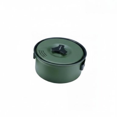SET OLLAS ALUMINIO CAMPING 4 PIEZAS VERDE - 5