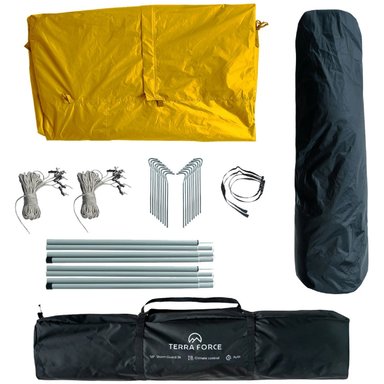 CARPA 3 ESTACIONES 8-10 PERSONAS STORM GUARD AUTO-FRESH 3K AMARILLO - 5
