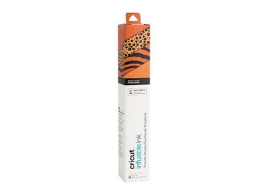 HOJAS TRANSFERENCIA DE TINTA INFUSIBLE CRICUT SERIE ANIMAL PRINT 4 UNIDADES