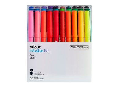 SET CRICUT 30 PLUMONES DE TINTA INFUSIBLE COLORES VARIOS 1.0MM