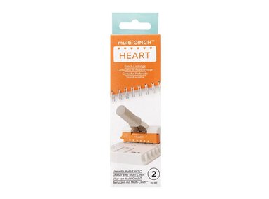 CARTUCHO ANILLADORA AMERICAN CRAFTS ACCESORIO MULTI CINCH FORMA CORAZON - 2