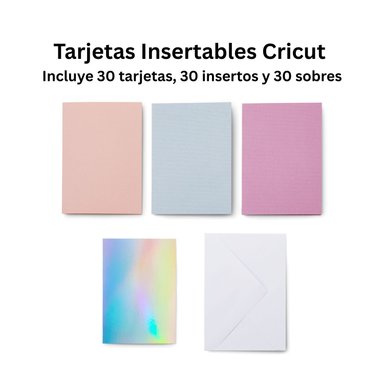 CRICUT | TARJETAS INSERTABLES COLOR PRINCESA | R40 | 30 UNID - 2