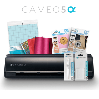 KIT BASICO SILHOUETTE CAMEO 5 ALPHA NEGRO MATE Y ACCESORIOS - 1