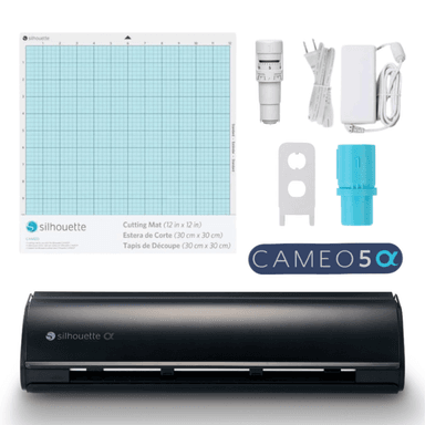 KIT BASICO SILHOUETTE CAMEO 5 ALPHA NEGRO MATE Y ACCESORIOS - 4