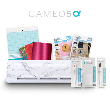 KIT BÁSICO SILHOUETTE CAMEO 5 ALPHA MÁRMOL Y ACCESORIOS