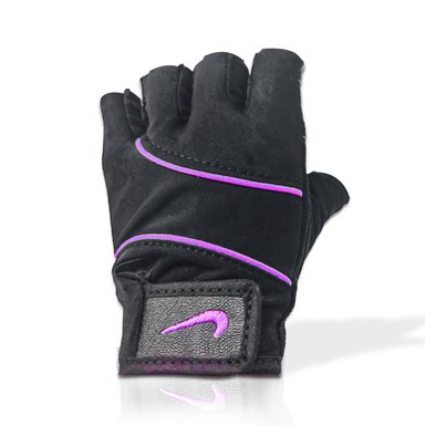 GUANTES MEDIO DEDO FITNESS ROSADO TALLA S