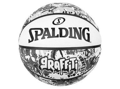 BALÓN BASKET N7 SPALDING GRAFFITI GRIS