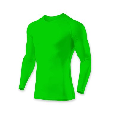 POLO LICRA VERDE NEON M