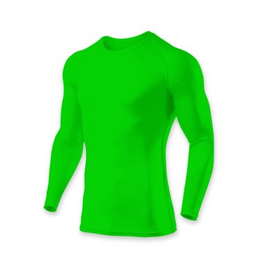 POLO LICRA VERDE NEON L