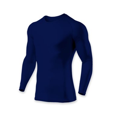 POLO LICRA AZUL MARINO NEON XL