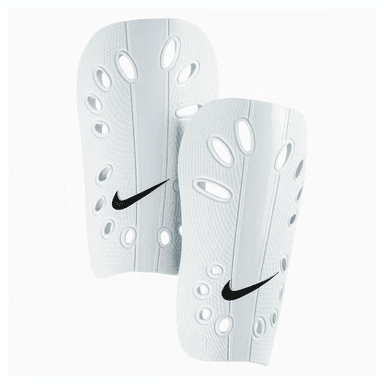 CANILLERA DE FÚTBOL PARA NIÑOS MODELO NIKE BLANCO
