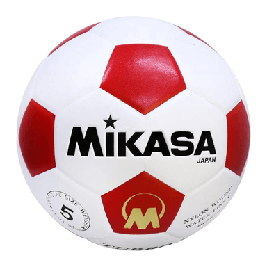 PELOTA DE FÚTBOL MIKASA S5-T PVC - 5 ROJA