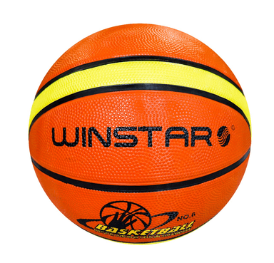 PELOTAS DE BASKET WINSTAR DE GOMA COLOR NARANJA NÚMERO 7