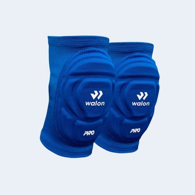 RODILLERA VÓLEY C/CÚPULA PLANA ADULTO AZULINO